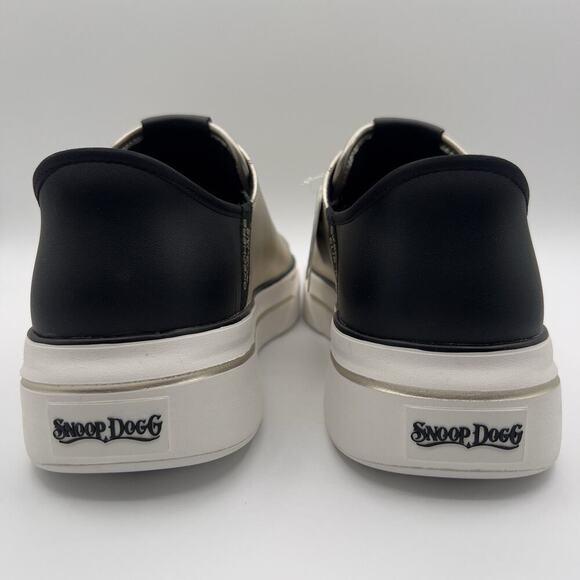 Skechers Premium Slip-ins Snoop Dogg One Double G Gold Black Sneaker M/10-W.11.5 - Picture 7 of 9